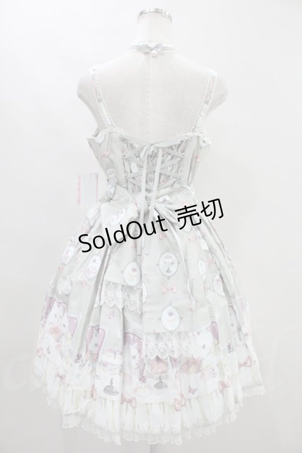 画像2: Angelic Pretty / 猫のお茶会ジャンパースカートSet H-23-07-14-033h-1-OP-AP-L-NS-ZH-R (2)