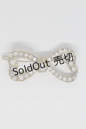 画像: PINK HOUSE  / ビジューリボンバレッタ I-23-07-20-070i-1-AC-LO-L-HD-ZI