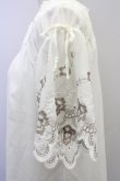 画像3: axes femme  / 袖刺繍シャーリングブラウス Y-23-07-27-4005-1-BL-AX-L-SZ-ZI (3)
