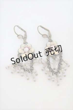 画像: Michal Negrin  / ドリームキャッチャーモチーフストーンイヤリング Y-23-07-30-006y-1-AC-LO-L-AS-ZY