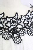 画像3: axes femme TOPS / 花刺繍オフショルプルオーバー Y-23-07-30-4007-1-TO-AX-L-SZ-ZI (3)