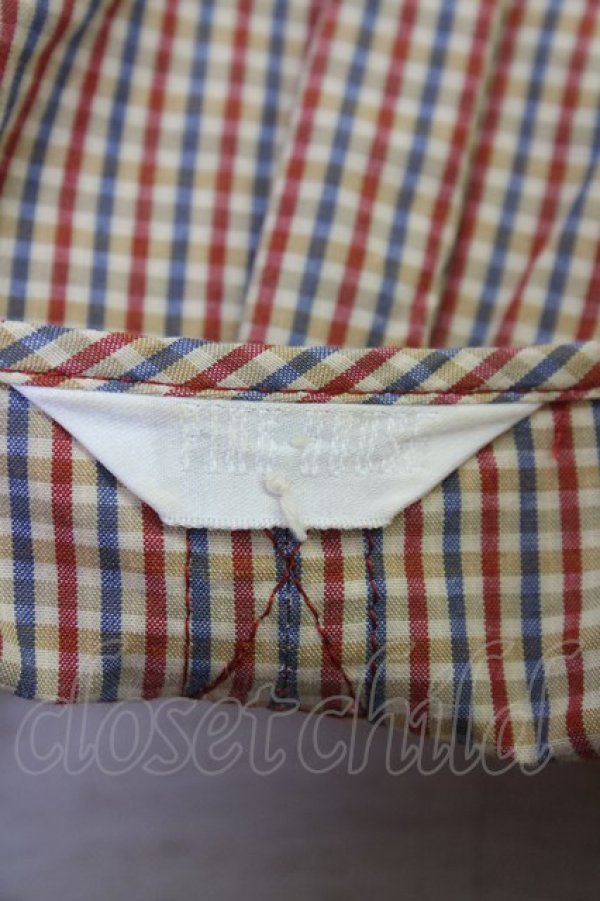 画像7: PINK HOUSE  / チェック&花柄切替ワンピース I-23-08-06-4025-1-OP-LO-L-HD-ZT141 (7)