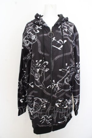画像: NieR Clothing / 全面プリントウインドブレーカー パーカー O-23-08-06-073-1-TO-PU-P-YM-ZT003