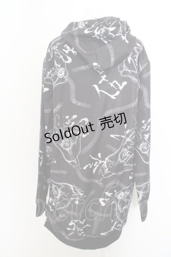 画像3: NieR CLOTHING / 全面プリントウインドブレーカー パーカー O-23-08-06-073-1-TO-PU-P-YM-ZT003 (3)