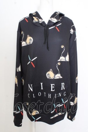 画像: NieR Clothing / ミケ総柄プルオーバージャケット O-23-08-06-082o-1-TO-PU-P-YM-ZT253