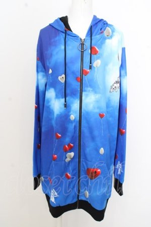 画像: NieR Clothing / バルーンスカイロングフーディー パーカー O-23-08-06-102o-1-TO-PU-P-YM-ZT253