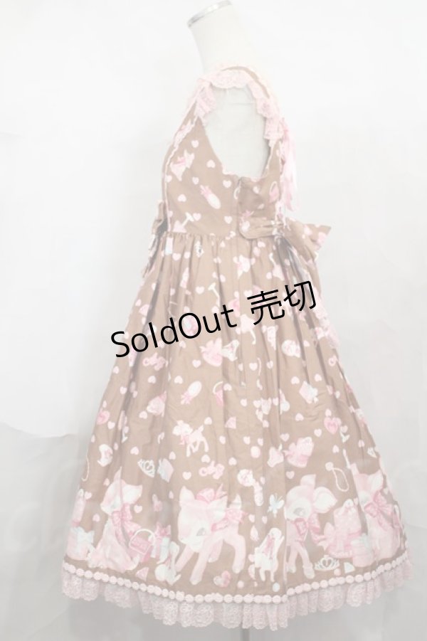 希少Angelic Pretty／子鹿のミルキーちゃん黒色ベロアスカート 希少Angelic Pretty／子鹿のミルキーちゃん黒色ベロアスカート