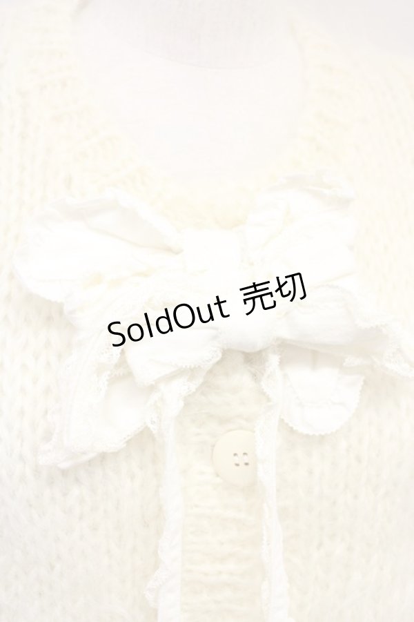 画像8: PINK HOUSE  / 2つリボン付きニットカーディガン I-23-08-11-4006-1-TO-LO-L-HD-ZT230 (8)