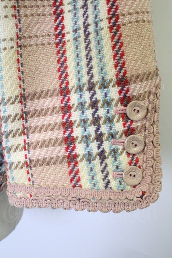 画像9: PINK HOUSE  / ハートローズ刺繍チェックジャケット I-23-08-11-4010-1-JA-LO-L-HD-ZT189 (9)