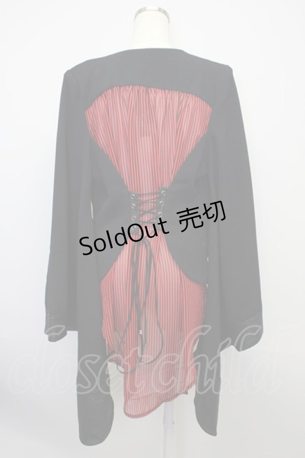 画像2: 【SALE】Qutie Frash  / 着物袖ジャケット O-23-08-14-4029-1-JA-QU-G-IG-ZT117 (2)