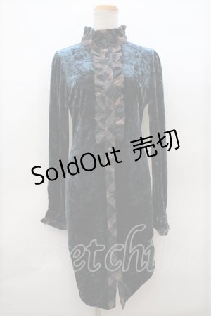 画像: Hoshibako Works / デットストックベルベットブラウスワンピース Y-23-08-16-079-1-OP-LO-L-SZ-ZT367