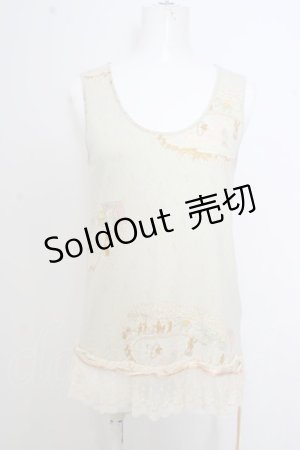 画像: Franche Lippee / サーカス柄タンクトップ O-23-08-20-093-1-TO-LO-L-OA-ZT052