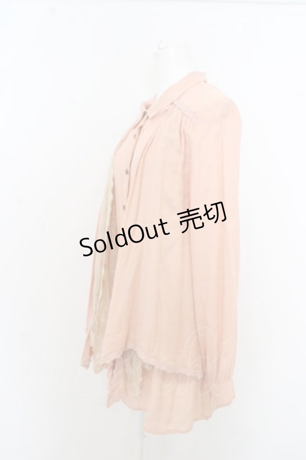 画像2: axes femme / レイヤード風シャツトップス O-23-08-20-102-1-TO-AX-L-OA-ZT098 (2)