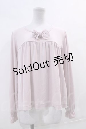 画像: PINK HOUSE  / リボンモチーフ付きマイルドドライスムースプルオーバー I-24-04-07-013-1-TO-LO-L-HD-ZT310