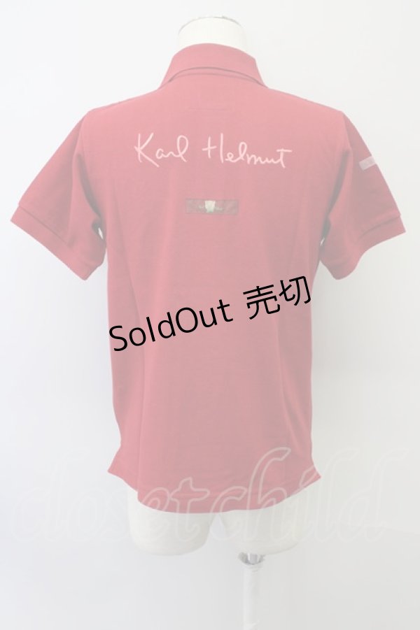 画像2: Karl Helmut  / カールくん刺繍半袖ポロシャツ I-23-08-30-4029i-1-TO-LO-L-HD-ZI (2)