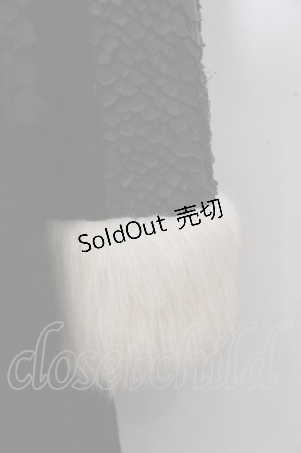 画像4: h.NAOTO / Dark white fur coat O-23-08-30-038o-1-CO-HN-G-IG-OS (4)