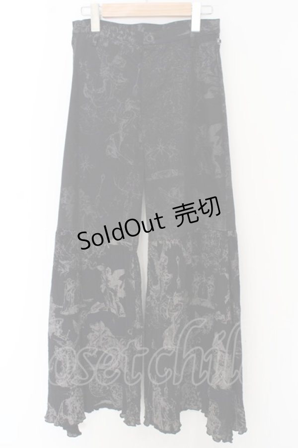 画像4: NAOTO SEVEN / ジャガードレイヤースカート宗教柄楊柳ダブルウエストパンツ O-23-08-30-1042o-1-PA-HN-G-YM-OS (4)