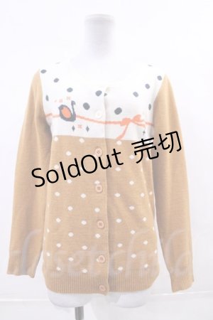 画像: Franche Lippee  / スワンリボン&ドットカーディガン I-23-09-02-085i-1-TO-LO-L-HD-ZT469