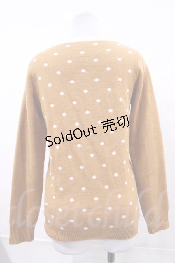 画像2: Franche Lippee  / スワンリボン&ドットカーディガン I-23-09-02-085i-1-TO-LO-L-HD-ZT469 (2)