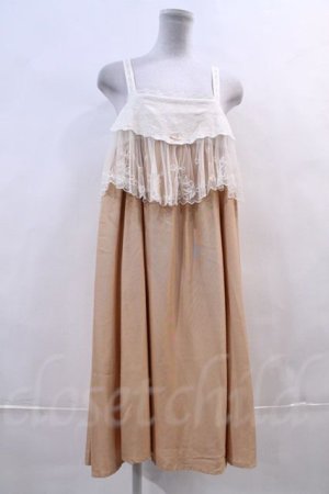 画像: Cherir la femme  / チュール&刺繍ジャンパースカート I-23-09-02-036i-1-OP-LO-L-HD-ZI