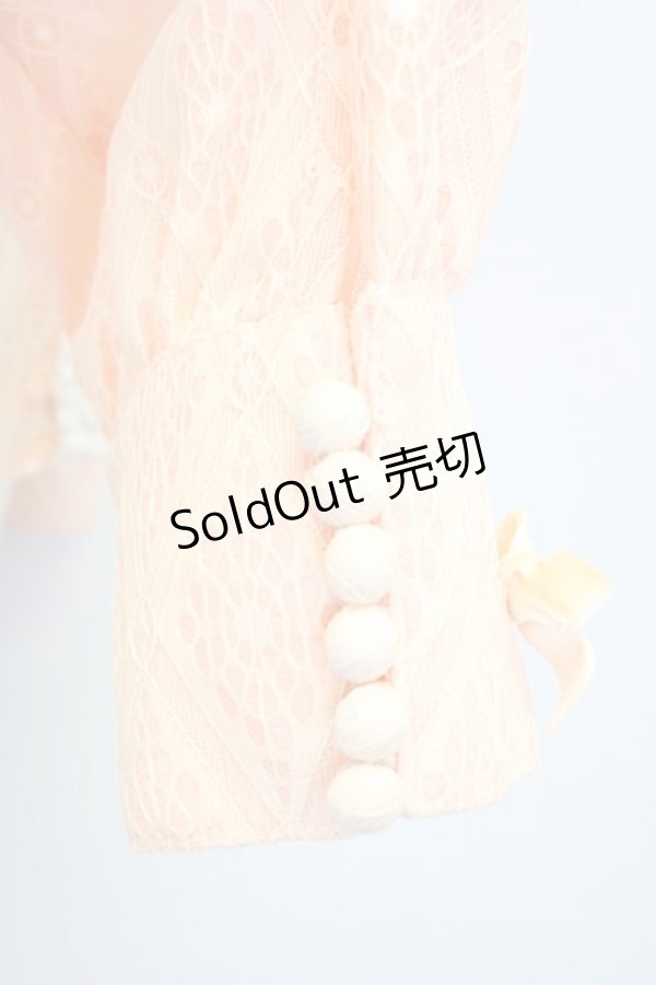 画像7: 【SALE】Swankiss  / 縦フリル&レース長袖トップス I-23-09-03-4009-1-TO-LO-L-HD-ZT074 (7)