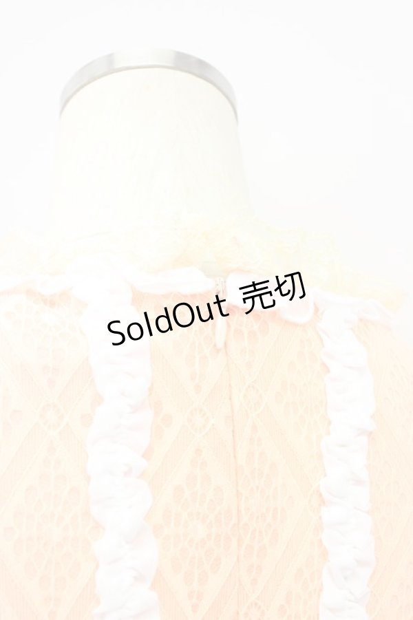 画像10: 【SALE】Swankiss  / 縦フリル&レース長袖トップス I-23-09-03-4009-1-TO-LO-L-HD-ZT074 (10)