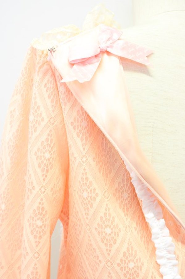 画像12: Swankiss  / 縦フリル&レース長袖トップス I-23-09-03-4009-1-TO-LO-L-HD-ZT074 (12)