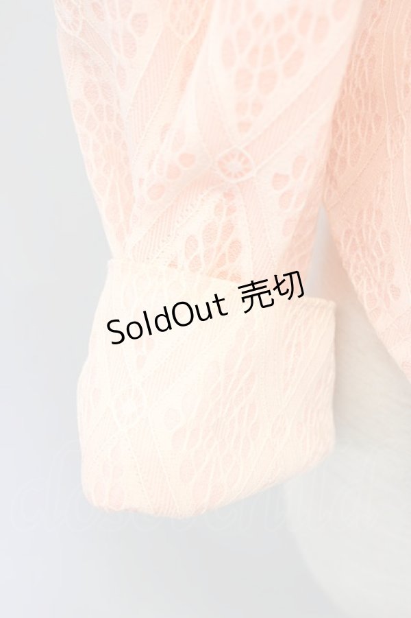 画像14: 【SALE】Swankiss  / 縦フリル&レース長袖トップス I-23-09-03-4009-1-TO-LO-L-HD-ZT074 (14)