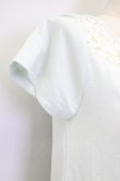 画像5: Ank Rouge  / レース&シフォンフリル切替半袖カットソー I-23-09-03-4014-1-TO-LO-L-HD-ZT075 (5)