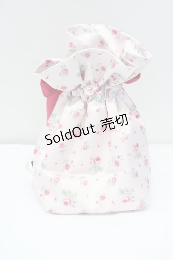 画像2: 【SALE】Maison de FLEUR  / ピンクマニアローズビッグリボンポーチ I-23-09-03-4058-1-ZA-LO-L-HD-ZT087 (2)