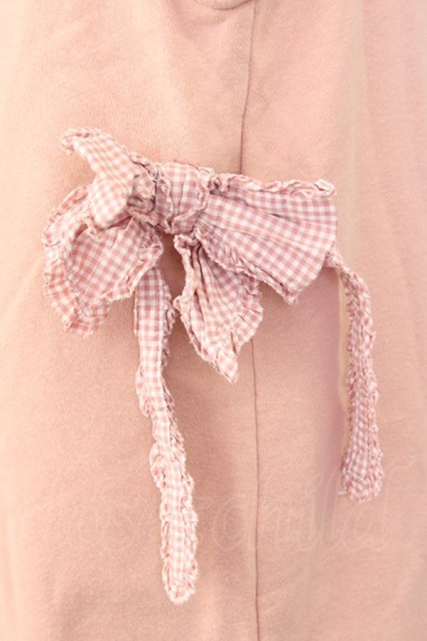 画像3: PINK HOUSE  / ギンガムチェックロゴ&サイドリボンジャンスカ I-23-09-04-4040-1-OP-LO-L-HD-ZT025 (3)