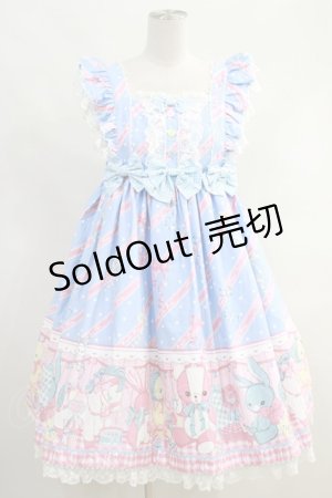 画像: Angelic Pretty  / MELODY TOYSハイウエストジャンパースカート H-23-09-05-002h-1-OP-AP-L-NS-ZH-R