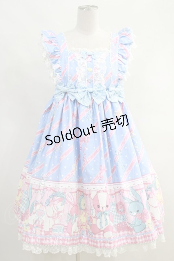 Angelic Pretty / MELODY TOYSハイウエストジャンパースカート H-23-09