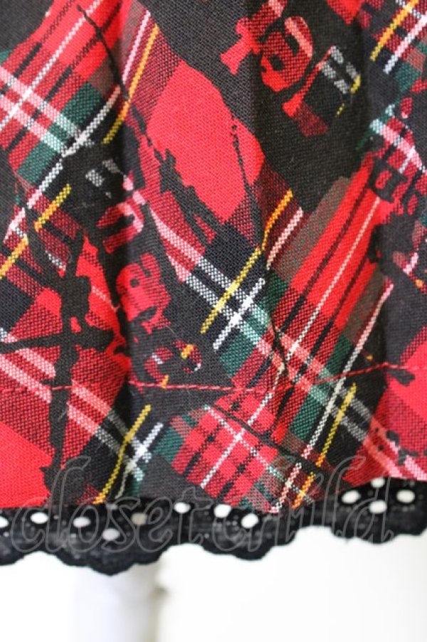 画像5: LOLITAその他(お買取対象外)  / 英字PTプリーツチェーン付きスカート I-23-09-05-4035-1-SK-LO-L-HD-ZT199 (5)