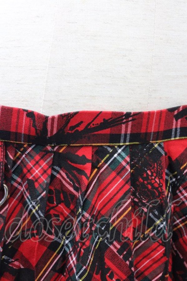 画像6: LOLITAその他(お買取対象外)  / 英字PTプリーツチェーン付きスカート I-23-09-05-4035-1-SK-LO-L-HD-ZT199 (6)