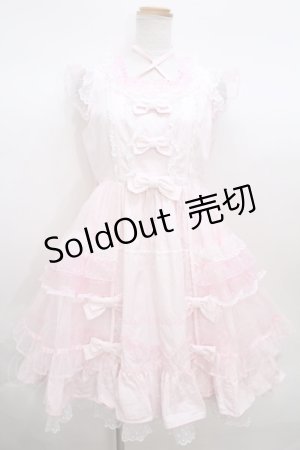画像: Angelic Pretty  / Candyストライプリボンワンピース Y-23-09-05-073y-1-OP-AP-L-SZ-ZY-R