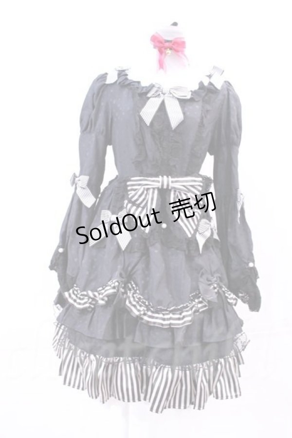 画像3: BABY,THE STARS SHINE BRIGHT  / くろねこになりたい魔女っ子ワンピース・ケープ・チョーカーセット I-23-09-08-026i-1-OP-BA-L-HD-ZI-R (3)