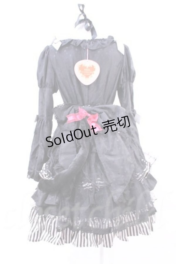 画像4: BABY,THE STARS SHINE BRIGHT  / くろねこになりたい魔女っ子ワンピース・ケープ・チョーカーセット I-23-09-08-026i-1-OP-BA-L-HD-ZI-R (4)