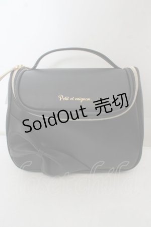 画像: 【SALE】m petit by misako / リボンバニティ O-23-09-08-096-1-BG-LO-L-OA-ZT286