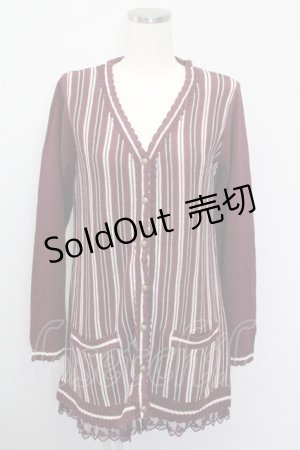 画像: axes femme  / ニットカーデ Y-23-09-11-4003-1-TO-AX-L-SZ-ZT278