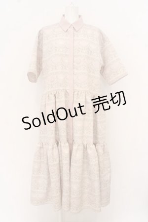 画像: Q-pot. / スワンレイクケーキシャツドレス O-23-09-12-012-1-OP-QP-L-OA-OS