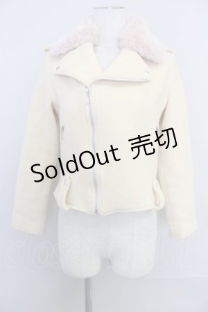 画像: Emily Temple cute  / ファー付きライダースジャケット I-23-09-15-4037i-1-JA-ET-L-HD-ZT-C050