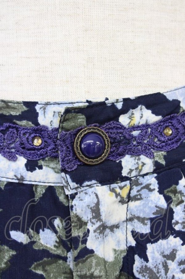 画像3: axes femme  / 花柄フレアキュロット Y-23-09-24-4045-1-PA-AX-L-SZ-ZT016 (3)