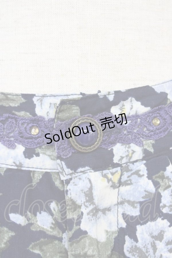 画像3: 【SALE】axes femme  / 花柄フレアキュロット Y-23-09-24-4045-1-PA-AX-L-SZ-ZT016 (3)