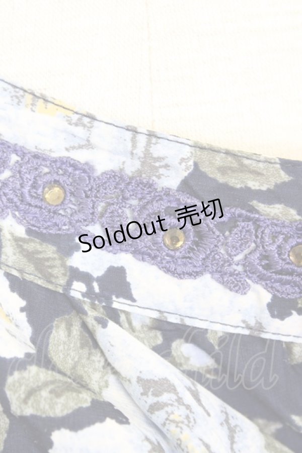 画像8: 【SALE】axes femme  / 花柄フレアキュロット Y-23-09-24-4045-1-PA-AX-L-SZ-ZT016 (8)