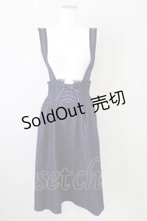 画像: 【SALE】axes femme POETIQUE  / レースアップデニムジャンスカ Y-23-09-25-4031-1-OP-AX-L-SZ-ZT207