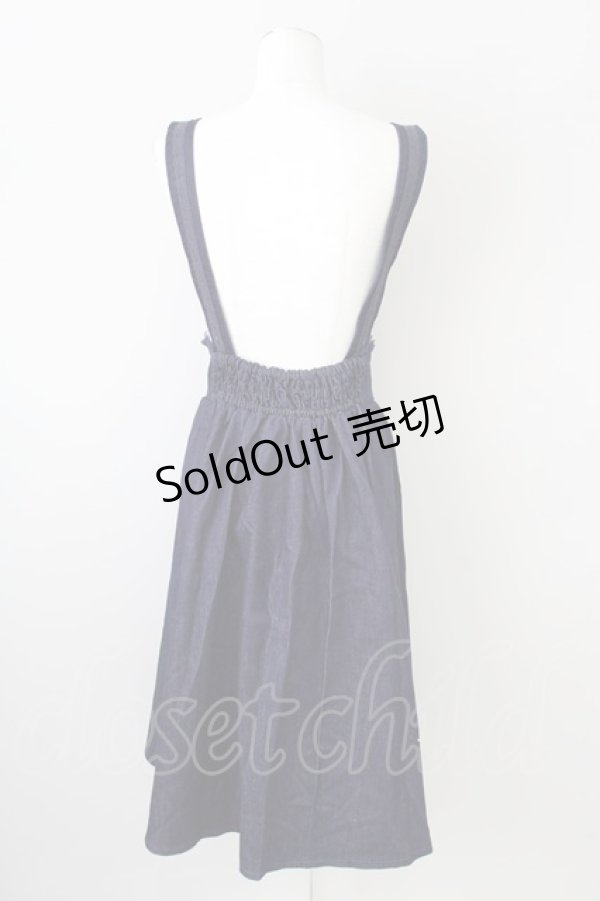 画像2: 【SALE】axes femme POETIQUE  / レースアップデニムジャンスカ Y-23-09-25-4031-1-OP-AX-L-SZ-ZT207 (2)