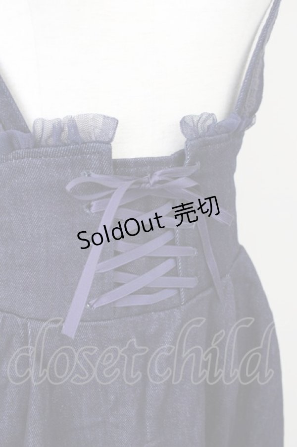 画像3: 【SALE】axes femme POETIQUE  / レースアップデニムジャンスカ Y-23-09-25-4031-1-OP-AX-L-SZ-ZT207 (3)