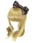 画像1: 【新品】サテンリボンカチューシャ HA_042_B130 (1)