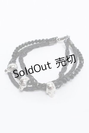 画像: 【新品】 ドクロオニキスブレスレット BR_010_B130【通信販売専用商品】